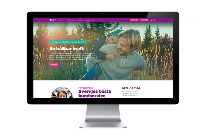 Företagets Webbplats är en av de mest viktigaste kanaler utåt idag. Tillsammans med Skellefteå kraft arbetade teamet fram en övergripande strategi för den digitala närvaron.